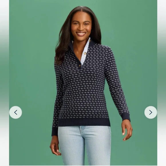 Renwick Birdseye Mock Sweater - Picture 2 of 5